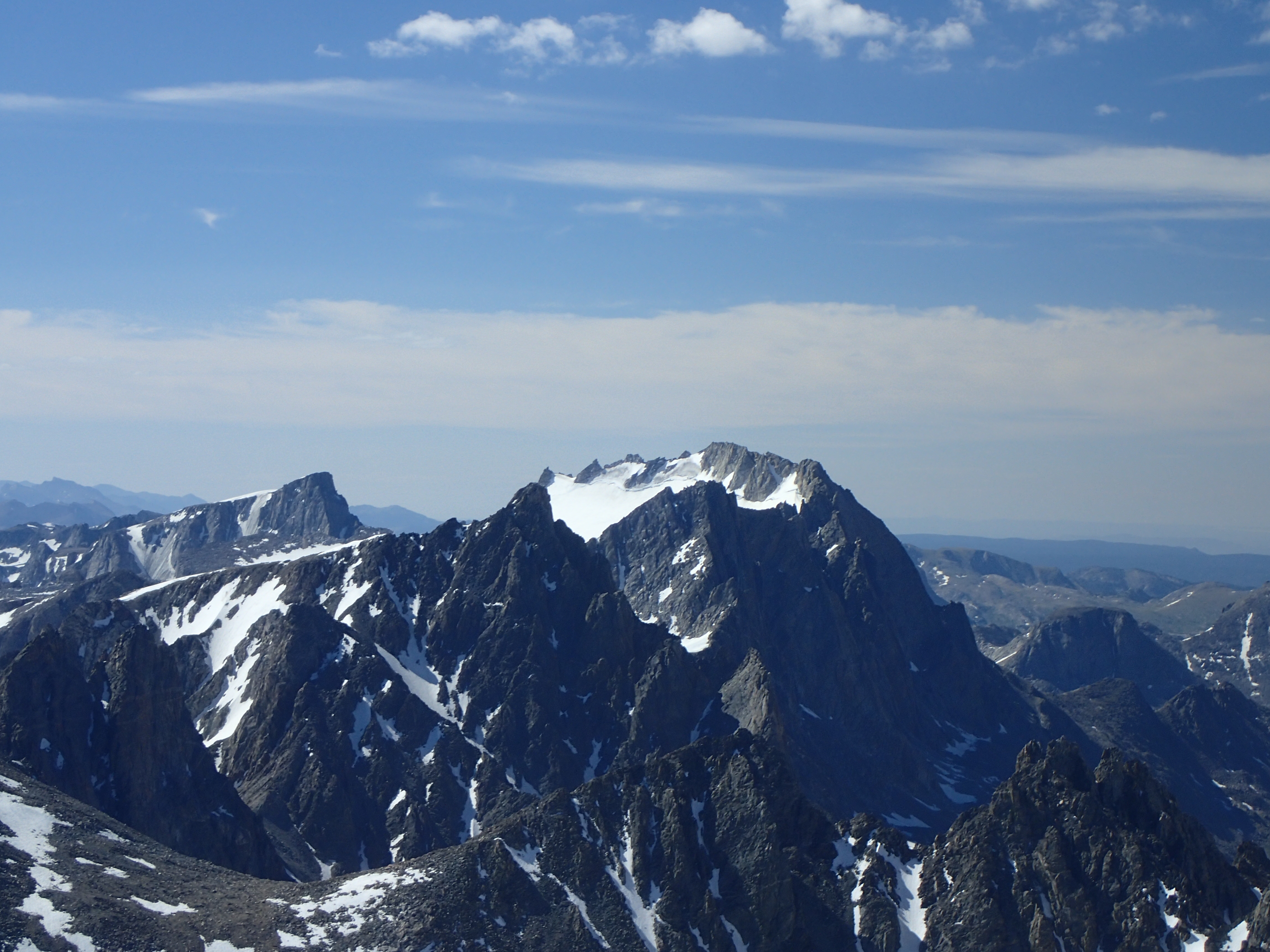 Fremont Peak (third highest peak in Wyoming) as seen from Gannett